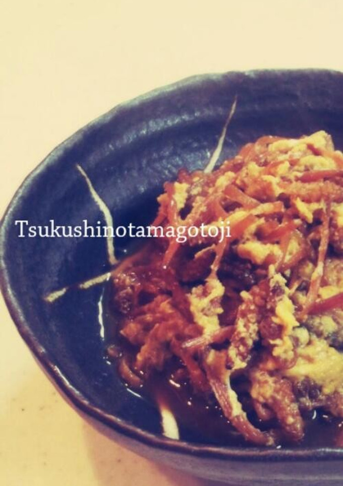 つくしの卵とじ-レシピのメイン写真