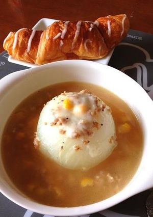 新玉まるごと☆チーズスープ-レシピのメイン写真