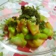 ブロッコリー茎の梅ポン酢和え