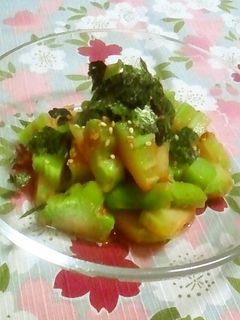 ブロッコリー茎の梅ポン酢和え-レシピのメイン写真