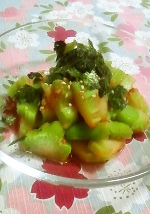 ブロッコリー茎の梅ポン酢和え-レシピのメイン写真