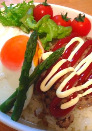❀°.Cafe風.°❀ハンバーグ丼.°❀-レシピのメイン写真