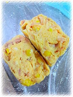 お弁当に☆ツナ&コーンたまご焼き-レシピのメイン写真