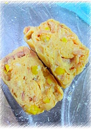 お弁当に☆ツナ＆コーンたまご焼き-レシピのメイン写真