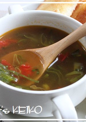 【農家のレシピ】青ねぎとトマトのスープ-レシピのメイン写真
