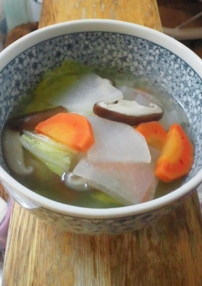 角煮を作るときに出る残り汁で簡単スープ-レシピのメイン写真