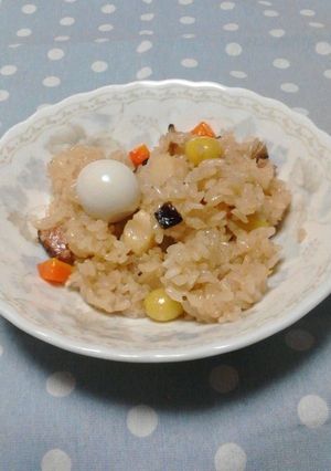 フライパン&電子レンジで作る中華おこわ-レシピのメイン写真