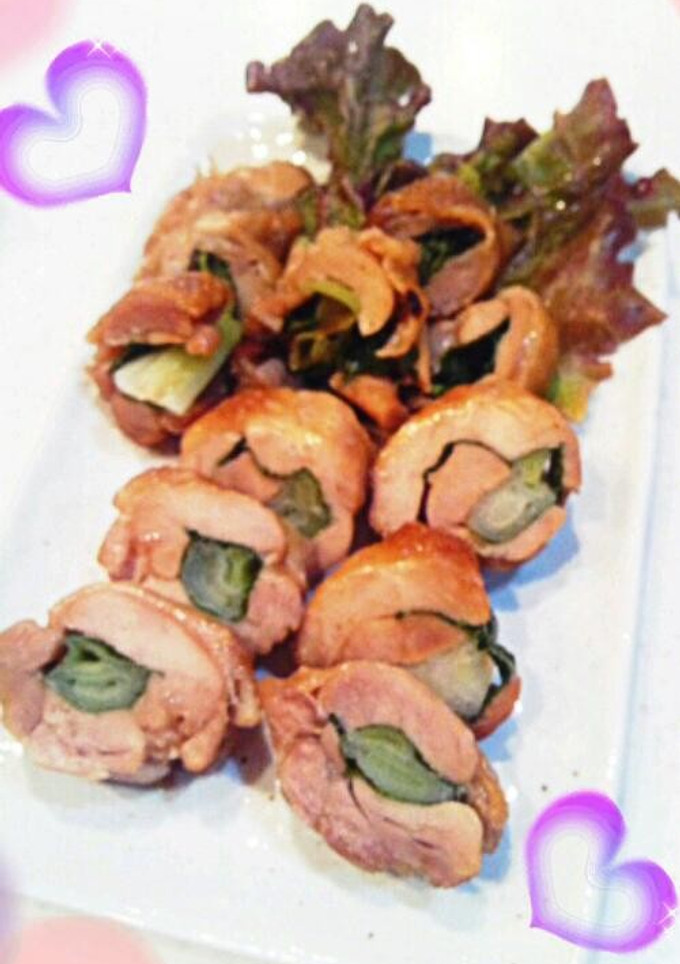 鶏のねぎ巻き♪レンジで簡単！-レシピのメイン写真