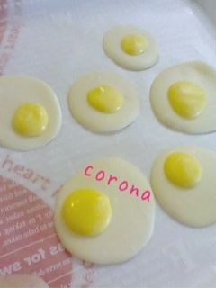 ✾目玉焼きチョコ✾-レシピのメイン写真