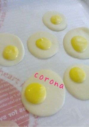 ✾目玉焼きチョコ✾-レシピのメイン写真