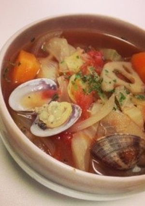 あさりのトマトスープ-レシピのメイン写真