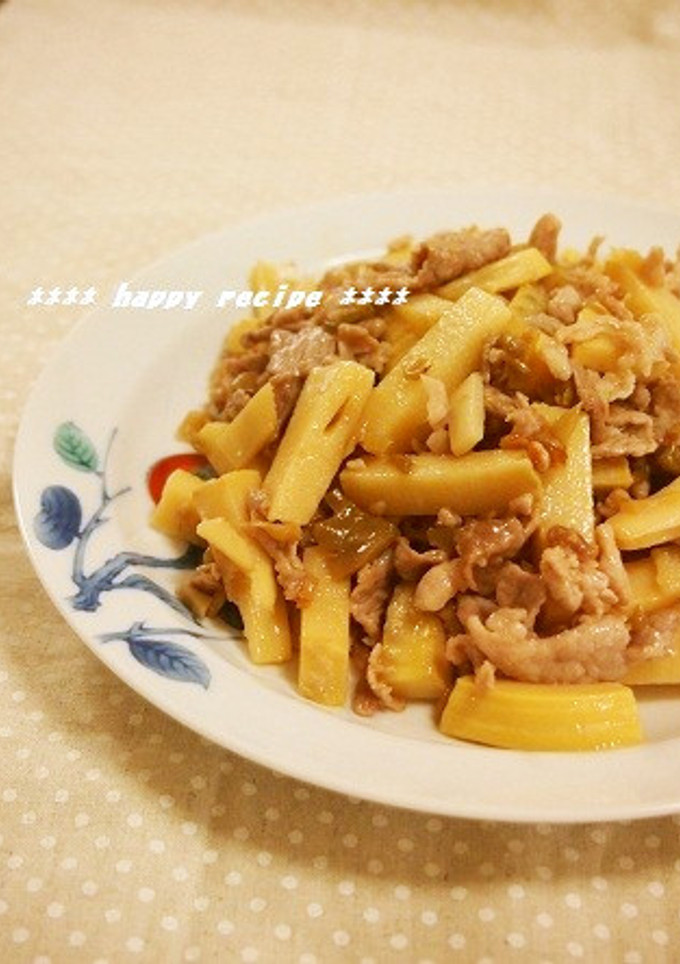 母の味✿豚肉と竹の子のザーサイ炒め-レシピのメイン写真