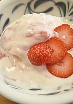 フローズンヨーグルト風アイス♪-レシピのメイン写真