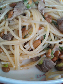 納豆のスパゲティ-レシピのメイン写真
