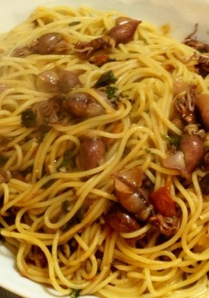 旬の味!ホタルイカのプッタネスカ-レシピのメイン写真