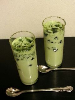 簡単 抹茶カクテル ゼリーin ♪-レシピのメイン写真