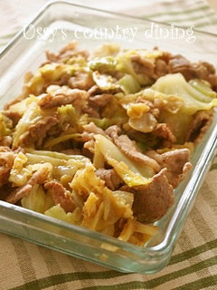 豚こまとキャベツのごま風味炒め-レシピのメイン写真