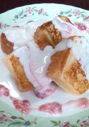 鮮やかソースのフレンチトースト-レシピのメイン写真