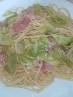 キャベツとベーコンの塩麹パスタ-レシピのメイン写真
