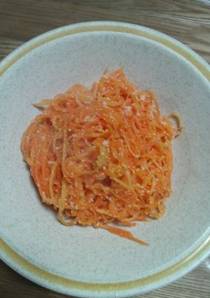 簡単♪お弁当にも!人参明太子炒め-レシピのメイン写真