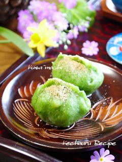 蓬たっぷり☆母が作る『草餅(草大福)』-レシピのメイン写真