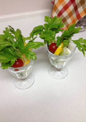 簡単野菜パフェ-レシピのメイン写真