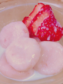 春色♪ヨーグルト白玉-レシピのメイン写真