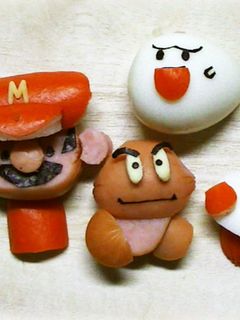 簡単キャラ弁おかずマリオのテレサときのこ-レシピのメイン写真