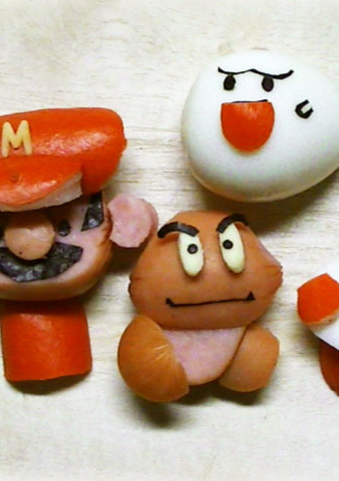 簡単キャラ弁おかずマリオのテレサときのこ-レシピのメイン写真