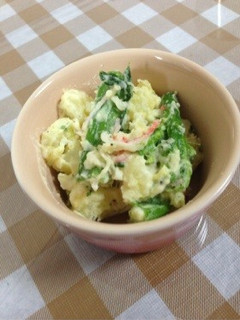カレーなポテトサラダ☆はなっこりー入り-レシピのメイン写真