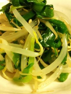 電子レンジで作る!もやしとニラのナムル-レシピのメイン写真