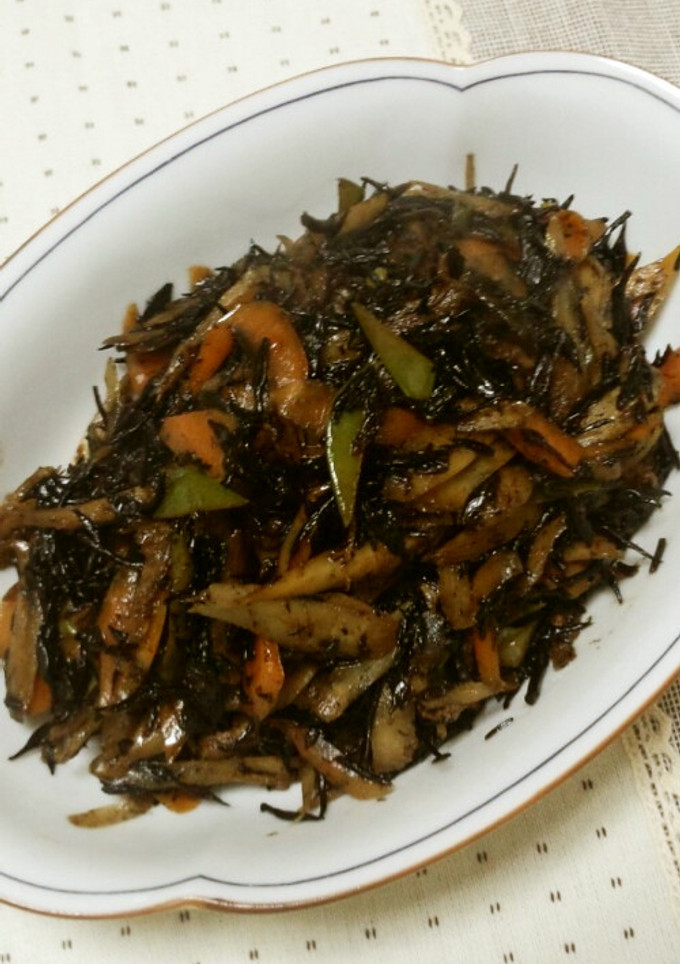 ごぼうとひじきの煮物-レシピのメイン写真