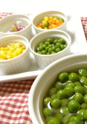 茹でるだけ♪冷凍野菜の超簡単付け合わせ♡-レシピのメイン写真