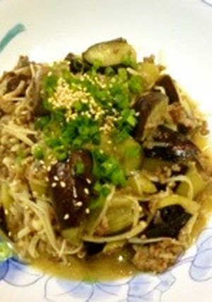簡単‼ 茄子と挽肉の味噌炒め-レシピのメイン写真