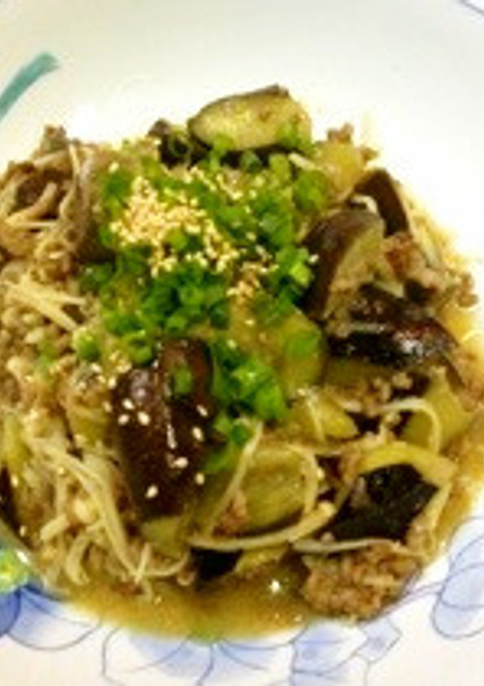 簡単‼ 茄子と挽肉の味噌炒め-レシピのメイン写真