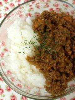 カレールーで簡単ドライカレー-レシピのメイン写真