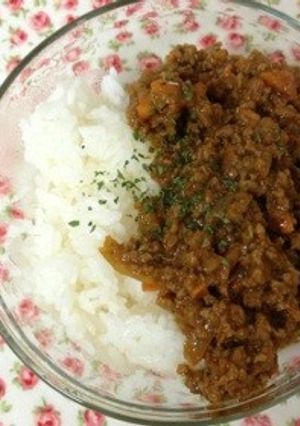 カレールーで簡単ドライカレー-レシピのメイン写真