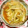 小松菜とげその、キムチ味の一品