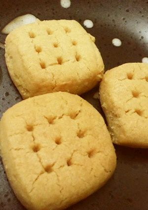 卵、乳ナシ♪簡単ほろほろ☆きな粉クッキー-レシピのメイン写真