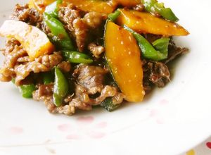 ご飯がすすむ☆牛肉とかぼちゃの甘辛炒め-レシピのメイン写真