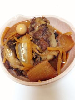 まぐろの目玉と大根の煮付け-レシピのメイン写真