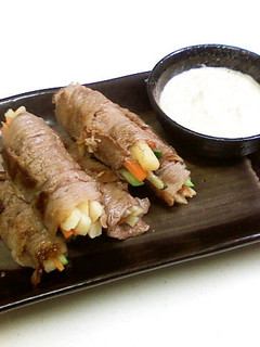 牛肉巻き焼きサラダ-レシピのメイン写真