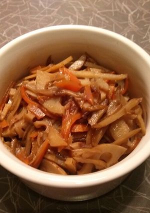 蓮根の金平-レシピのメイン写真