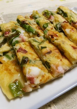 わけぎとたこのチーズチヂミ-レシピのメイン写真