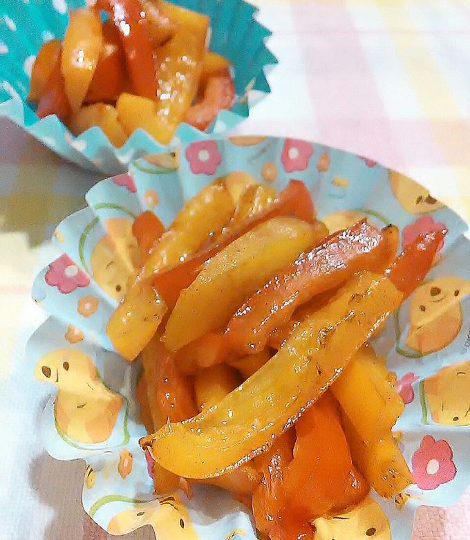 お弁当に!カラーピーマン炒め-レシピのメイン写真