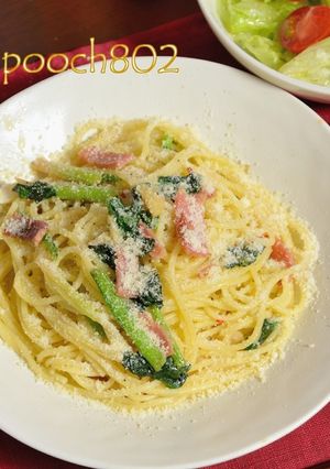 失敗なし☆ほうれん草とベーコンのパスタ-レシピのメイン写真