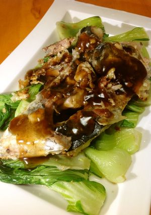 春のお魚さわらとチンゲン菜の香酢あんかけ-レシピのメイン写真