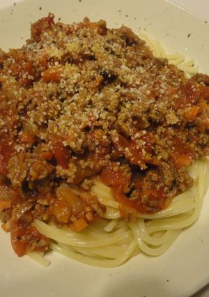 ピリッと☆ミートソースパスタ-レシピのメイン写真