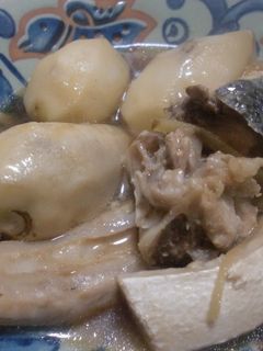 ぶりあらと里芋の煮物-レシピのメイン写真