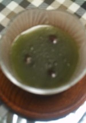 小豆抹茶くず湯かん-レシピのメイン写真